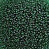 10g Röhrchen Miyuki Rocailles 11/0, Matt Transparent Dark Emerald, *0156F