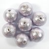 6 Stück Miyuki Cotton Pearls Ø 10mm, Lavender