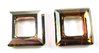 1 Stück Swarovski® Kristalle 4439 Square Ring 20mm, Crystal Copper CAL "V"SI