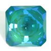 1 Stück Swarovski® Kristalle 4499 Kaleidoscope Square 20mm, Crystal Laguna DeLite Unfoiled *001L142D