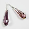 1 Stück Swarovski® Kristalle 6532 Pure Drop Pandant mit Rhodium Cap, 44mm, Crystal Lilac Shadow
