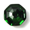 1 Stück Swarovski® Kristalle 4678, Solaris Fancy Stone 23mm, Dark Moos Green Foiled *260