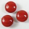 2 Stück Swarovski® Kristalle 5860 Crystal Coin Pearl 14mm, Red Coral *718
