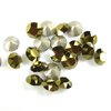 20 Stück Swarovski® Kristalle 1088 XIRIUS Chaton,SS18 (ca.4mm), Crystal Dorado Foiled *001DOR