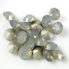 120 Stück Swarovski® Kristalle 1028 XIRIUS Chaton,SS18 (ca.4mm), Light Grey Opal Foiled *383