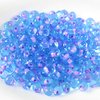 10g Röhrchen Miyuki Drop Beads 3,4mm, Lavender Lined Aqua, *F47