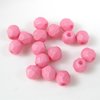 50 Stück feuerpolierte Glasschliffperlen 3mm, Saturated Pink