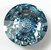 1 Stück Swarovski® Kristalle 1681, Vision Round Stone 16mm, Aquamarine Foiled *202