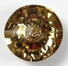 1 Stück Swarovski® Kristalle 1681, Vision Round Stone 16mm, Light Colorado Topaz Foiled *246