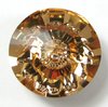 6 Stück Swarovski® Kristalle 1681, Vision Round Stone 16mm, Light Peach Foiled *362