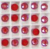 12 Stück Swarovski® Kristalle 2078 XIRIUS Rose SS34, Crystal Royal Red DeLite *001L107D