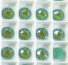 12 Stück Swarovski® Kristalle 2078 XIRIUS Rose SS34, Crystal Silky Sage DeLite *001L147D