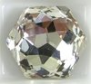 1 Stück Swarovski® Kristalle 4683 Fantasy Hexgon 14x15,8mm, Crystal Foiled *001
