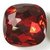 1 Stück Swarovski® Kristalle 4483 Fantasy Cushion Fancy Stone 14mm, Scarlet Foiled *276