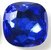 1 Stück Swarovski® Kristalle 4483 Fantasy Cushion Fancy Stone 14mm, Majestic Blue Foiled *296