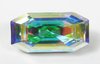 1 Stück Swarovski® Kristalle Elongated Imperial Fancy Stone 20x10mm, Crystal AB Foiled *001AB