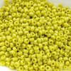 25g Beutel Miyuki Rocailles 15/0, Opaque glazed frosted citron, *4692-25