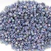 4g Röhrchen Miyuki Delica Beads 15/0, Opal Purple Grey Rainbow Luster, DBS0134