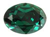 1 Stück Swarovski® Kristalle 4120, Carbochon 25x18mm, Emerald Foiled *205