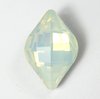 1 Stück Swarovski® Kristalle 4230 Lemon Fancy Stone, 23x15mm, White Opal Foiled *234