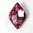 1 Stück Swarovski® Kristalle 4230 Lemon Fancy Stone, 23x15mm, Rose Foiled *209