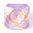 1 Stück Swarovski® Kristalle 4499 Kaleidoscope Square 20mm,Crystal Lavender DeLite Unfoiled*001L144D