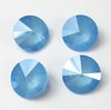 4 Stück Swarovski® Kristalle Rivoli, 1122 SS39 (8mm), Crystal Summer Blue Unfoiled *001L114S