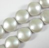 4 Stück Swarovski® Kristalle 5860 Crystal Coin Pearl 10mm, Crystal Iridescent Dove Grey Pearl *954