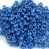 50g Beutel Miyuki Rocailles 11/0, Duracoat Galvanized Deep Aqua Blue *5116-50