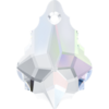 1 Stück Swarovski® Kristalle 6090 Baroque Pendant, 16x11mm, Crystal AB *001AB
