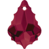 1 Stück Swarovski® Kristalle 6090 Baroque Pendant, 22x15mm, Ruby *501