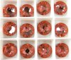 6 Stück Swarovski® Kristalle 2088 XIRIUS Rose SS40 (ca. 8,5mm), Padparadscha Foiled *542