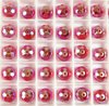 10 Stück Swarovski® Kristalle5040, Briolette Beads 6mm, Light Siam Shimmer 2x *227SHIM2