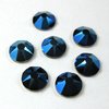 12 Stück Swarovski® Kristalle 2088 XIRIUS Rose SS30 (ca.6,4mm), Crystal Metallic Blue Foiled