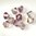 20 Stück Swarovski® Kristalle 5328, Xilion Beads 6mm, Crystal Lilac Shadow *001LISH