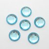 12 Stück Swarovski® Kristalle 2080/4 Hotfix SS34, ca. 7mm, Light Turquoise Foiled