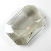 1 Stück Swarovski® Kristalle 4627 Rechteck Cabochon 37x25,5mm, Crystal Silver Shade Unfoiled