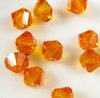 50 Stück Swarovski® Kristalle5328 Xilion Beads 3mm, Tangerine *259