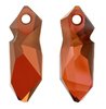 1 Stück Swarovski® Kristalle 6913, Kaputt Pendant 40mm, Crystal Red Magma *001REDM