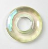 1 Stück Swarovski® Kristalle 6039 Disk Pendant, 25mm, Crystal Luminous Green*001LUMG