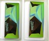 1 Stück Swarovski® Kristalle 4924, Kaputt Baquette 29x11,5mm, Crystal Scarabaeus Green Foiled