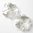 1 Stück Swarovski® Kristalle 6764, Clover Pendant 19mm, Crystal Silver Shade