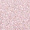 5g Röhrchen Miyuki Rocailles 15/0, Matte Transparent Pale Pink AB, *0155FR