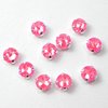 30 Stück Swarovski® Kristalle 53100 Roses Montées 3mm, Crystal Electric Pink DeLite *001L137D