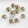 180 Stück Swarovski® Kristalle 53102 Roses Montées 4mm, Crystal Luminous Green *001LUMG
