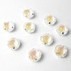 10 Stück Swarovski® Kristalle 53103 Roses Montées 6mm, Crystal Electic White DeLite *001L139D