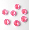 10 Stück Swarovski® Kristalle 53103 Roses Montées 6mm, Crystal Electric Pink DeLite *001L137D
