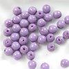 100 Stück Fiesta Beads  Ø 3mm, Bohrung ca. 1mm, Hollyhock Purple