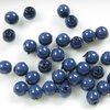 100 Stück Fiesta Beads  Ø 3mm, Bohrung ca. 1mm, Baltic Blue