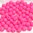 50 Stück feuerpolierte Glasschliffperlen 4mm, Neon Pink